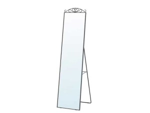 Spegel 40x167cm, svart